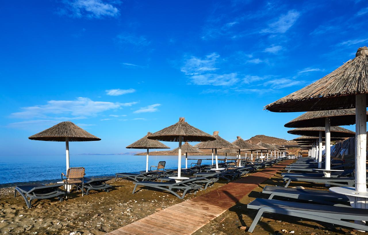 Tinos Beach Hotel Kültér fotó